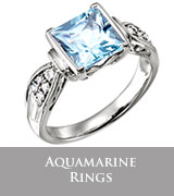 Aquamarine Rings