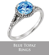 Blue Topaz Rings
