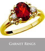 Garnet Rings